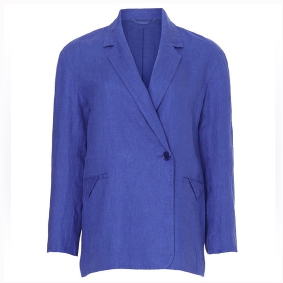 Madewell Double Breasted Linen Blazer - Picture 4 of 12